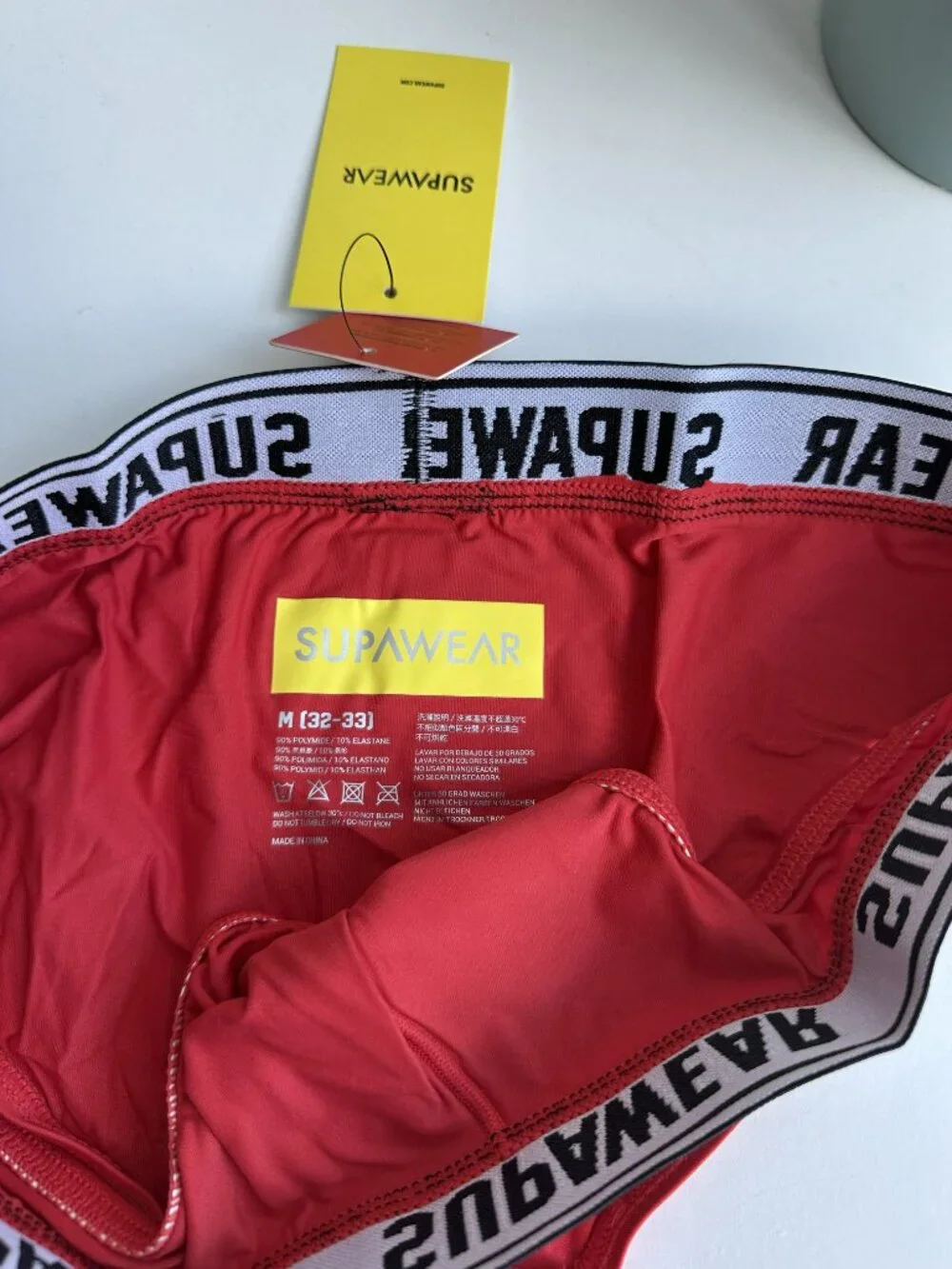 Supawear - WOW Brief - Red (M)